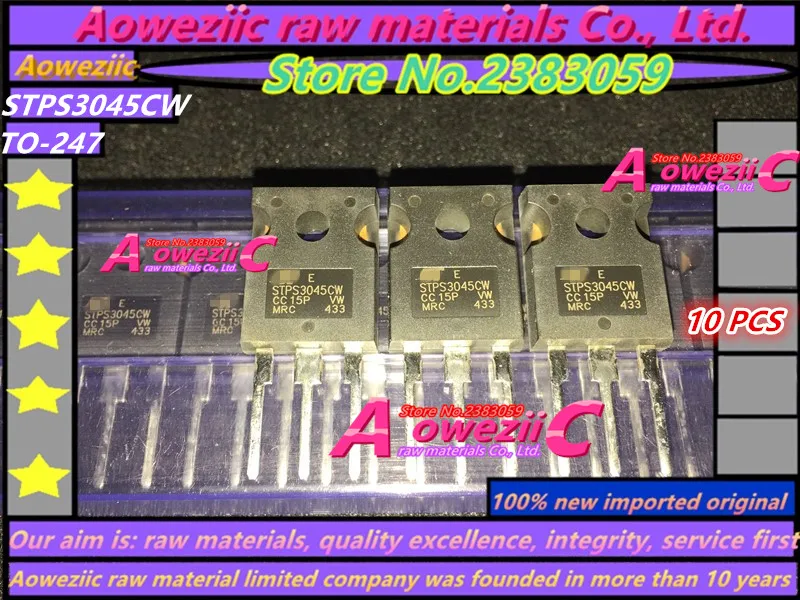 Aoweziic 100% новый импортный оригинальный STPS3045CW STPS3045CWC TO-247 диод Шоттки 30 А/45 в |