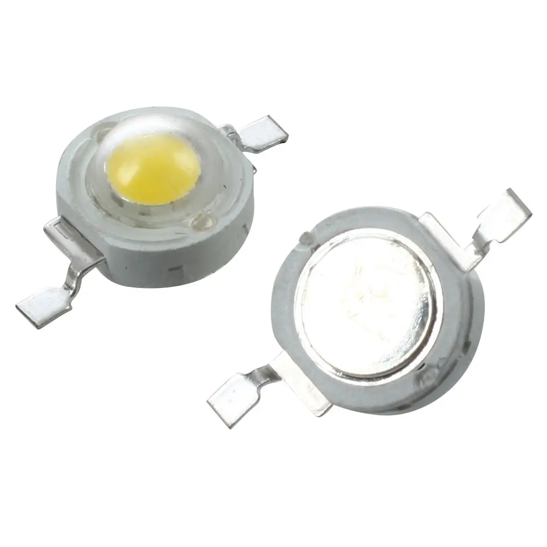 20 Pcs 2 Pin SMD 1W 3-3.2V Warm White LED Light Emitter Bulb | Bulbs &amp Tubes