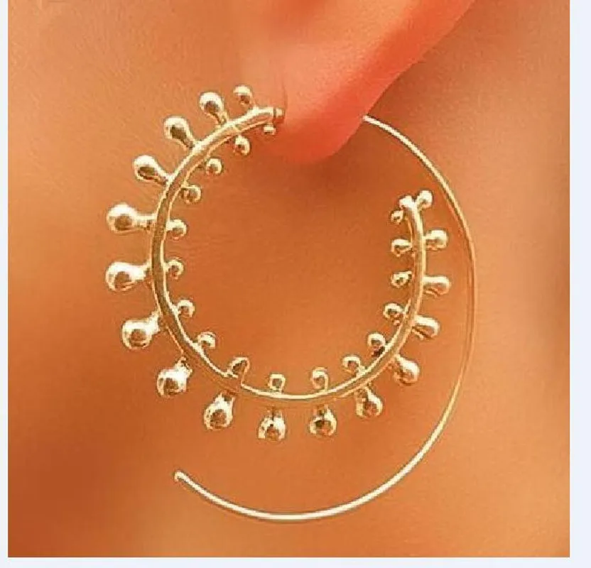 Модные Эффектные серьги 2019 геометрические для женщин Подвесные современные