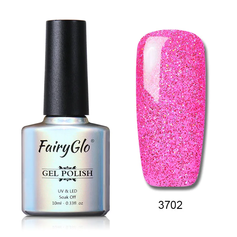 NHJ3702 FairyGlo, 10 мл, Neno, блестящий Гель-лак для ногтей, УФ-светодиодный, гибридный лак, впитываемый, Полуперманентная краска, Гель-лак для ногтей - Цвет: NHJ3702