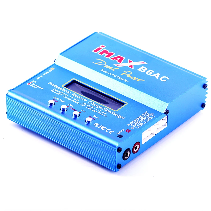 IMAX B6AC 80 Вт Lipo NiMh литий-ионный Ni-CdRC Батарея баланс цифровой Зарядное устройство Dis