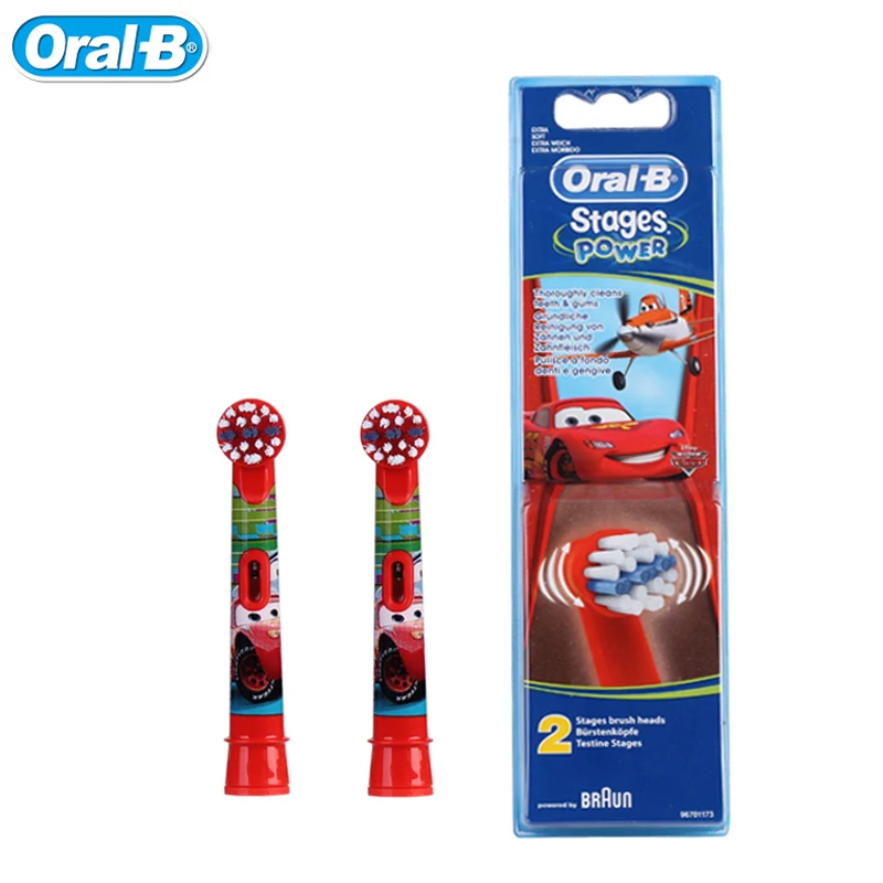 

Oral B EB10-4K Children Electric Toothbrush Replacement Head Fit for Kids Electric Tooth brush D12 D10 DB4510