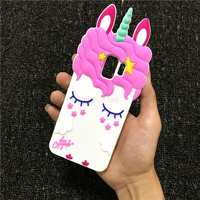 3D мультфильм бутылка Единорог кошка Ститч чехол с Минни для samsung Galaxy S6 S7 Edge S8 S9 Plus Note 8 чехол s Мягкая силиконовая задняя крышка