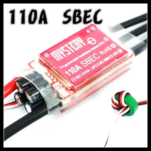 

FreeShipping Gleagle Topspeed 110A SBEC Brushless ESC Programablec Speed Control ESC