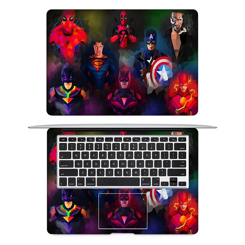 Супергерой комикса ноутбука Стикеры для наклейка на MacBook Pro Air retina 11 12 13 15 дюймов Mac