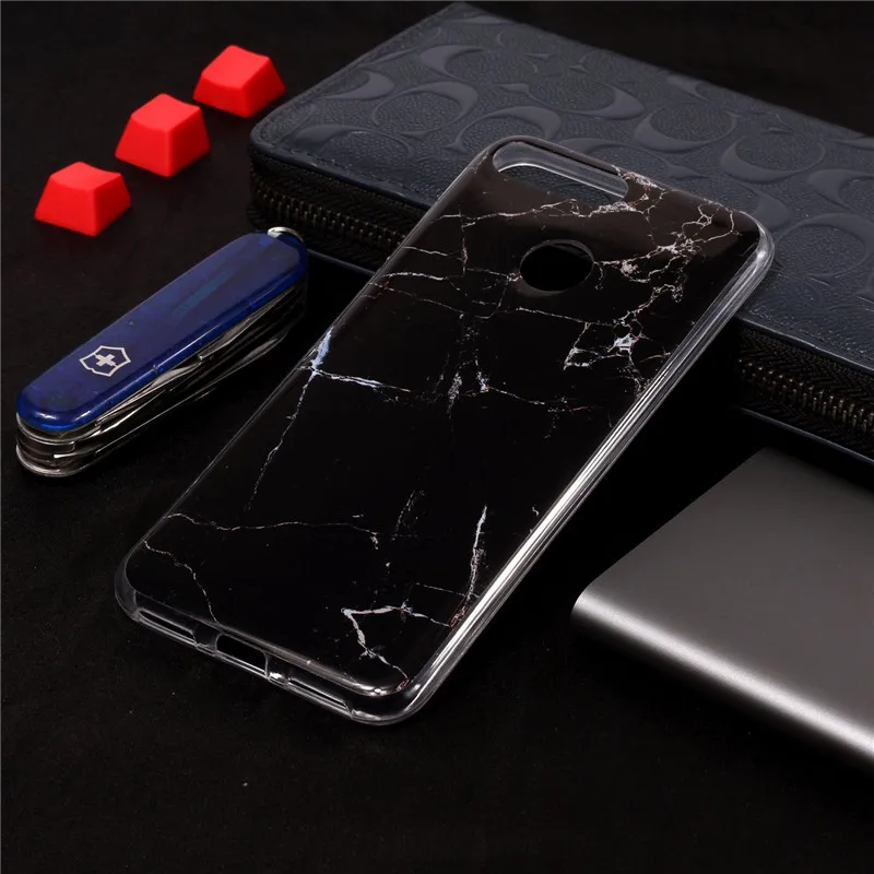 Huawei Honor 7A Pro, мраморный чехол для Coque Huawei Y6 Prime, чехол, чехол, цветной гранит, мягкий силиконовый чехол для телефона, Fundas