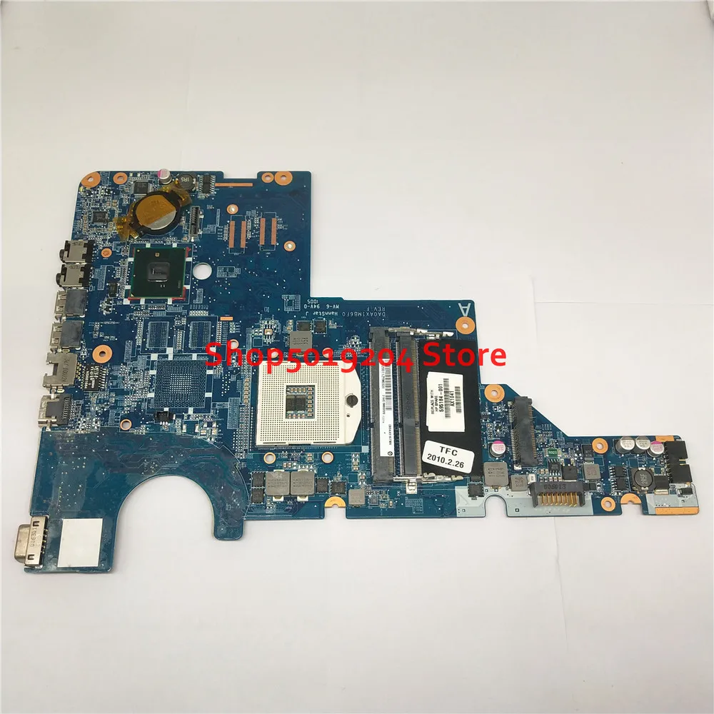 595184 001 материнская плата для ноутбука HP CQ42 G62 G42 G72 CQ62 DA0AX1MB6F0 HM55|Материнские платы