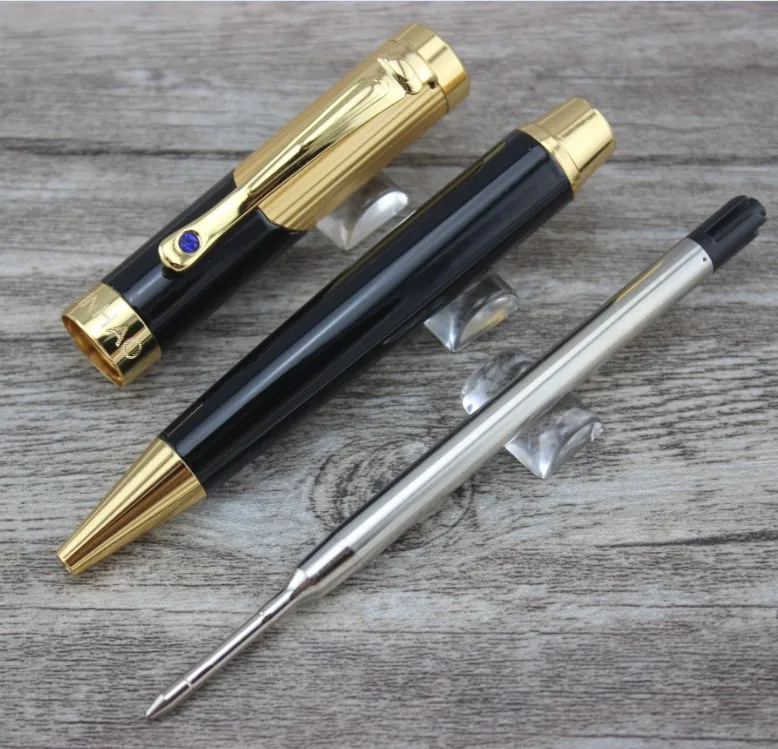 JINHAO 9009 Классическая модная шариковая ручка золотого и черного цвета