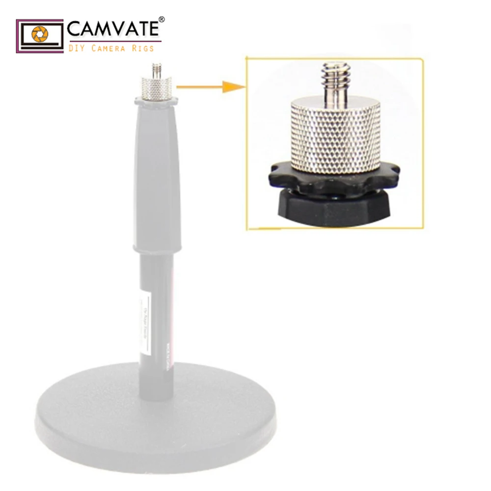 Адаптер для микрофона CAMVATE 1/4 &quot 20 male &amp 3/8&quot 16 &quotmale to 5/8&quot 27 female C1362 аксессуары
