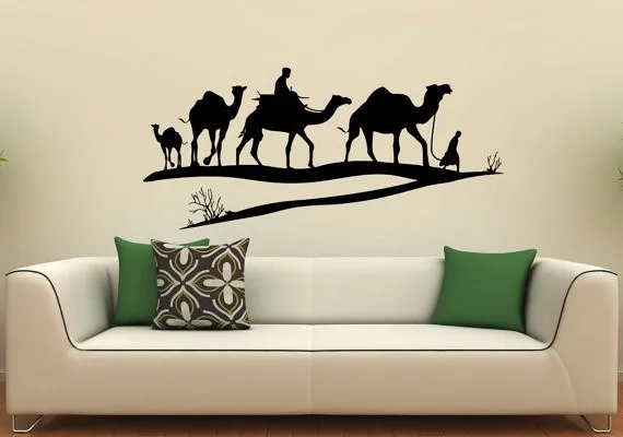 Desert by Camel настенные наклейки виниловые на стену интерьер домашний Декор