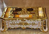 Европейский барокко креативная прозрачная стеклянная Фруктовая тарелка, содержащая легированную тарелку из розового винограда компот