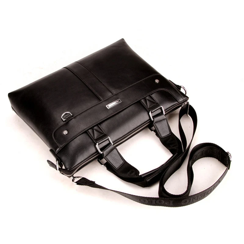 Мужской портфель из искусственной кожи Повседневная Деловая однотонная сумка