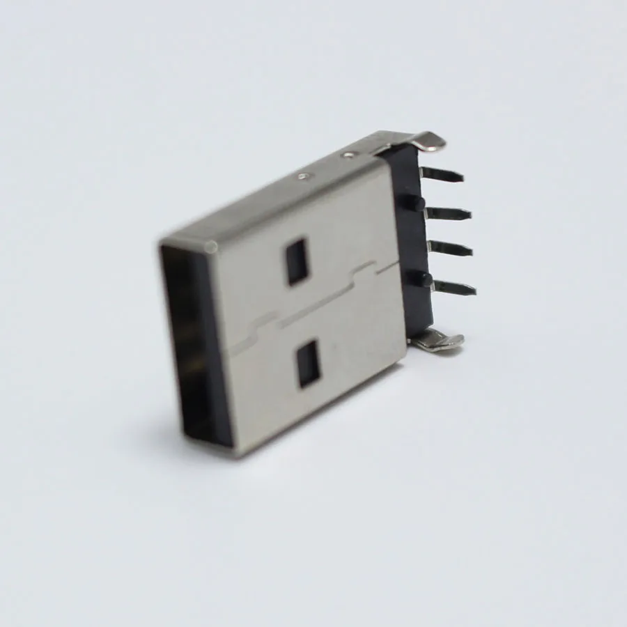 10 шт. Разъемы USB типа A папа 90 градусов|Соединители| |