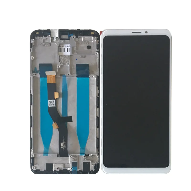 Оригинальная рамка lcd для 6," Meizu Note 8 M822H Axisinternational ЖК-экран+ сенсорный дигитайзер для Meizu Note 8 рамка