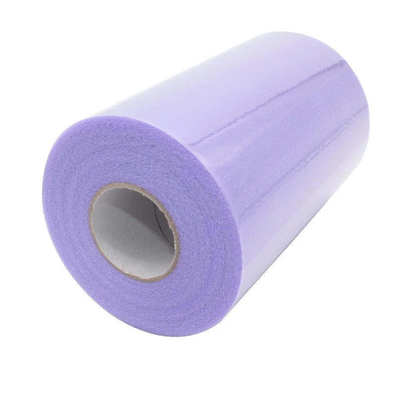 violet 6 дюймов* 100 ярдов тюль рулон катушки ткань пачка DIY юбка подарок ремесло вечерние Лук Тюль рулоны Свадебная вечеринка украшения DIY Ткань для юбки-пачки - Цвет: violet