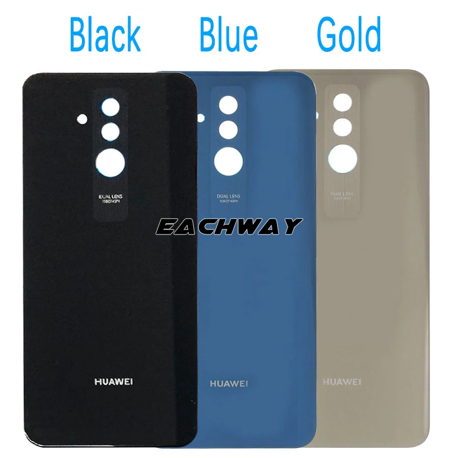 Крышка батарейного отсека для Huawei Mate 20 Lite задняя крышка корпуса Pro заднее стекло |