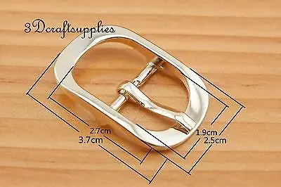 Пряжка для ремня Центральная пряжка с язычком 3/4 дюйма 19 мм светло-золотистая 6 шт.