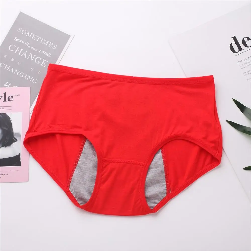 3 шт. физиологические женские трусики герметичные менструальные хлопковые трусы