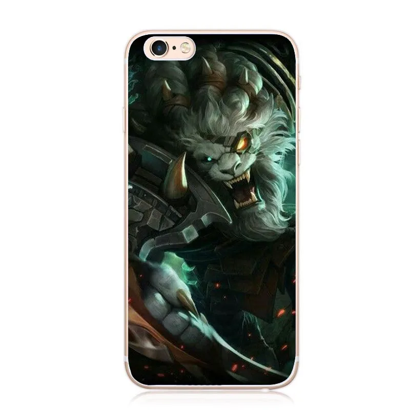 Серый Жесткий чехол League of Legends Teemo для Apple iPhone XS Max 8 7 6 6S Plus 8pius 5 5S SEX 10 XR Coque Shell - Цвет: Серый