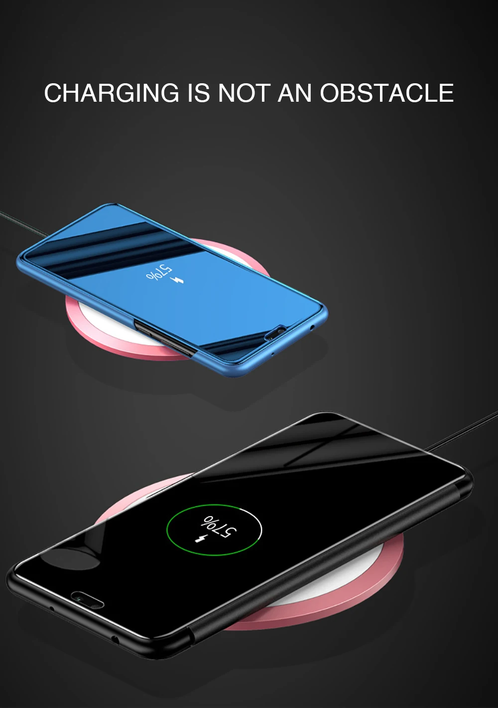 Для OPPO Find X R17 Pro R15 R11 Plus F9 F7 F5 A83 A71 A5 A35 A3S роскошный умный зеркальный флип-чехол с