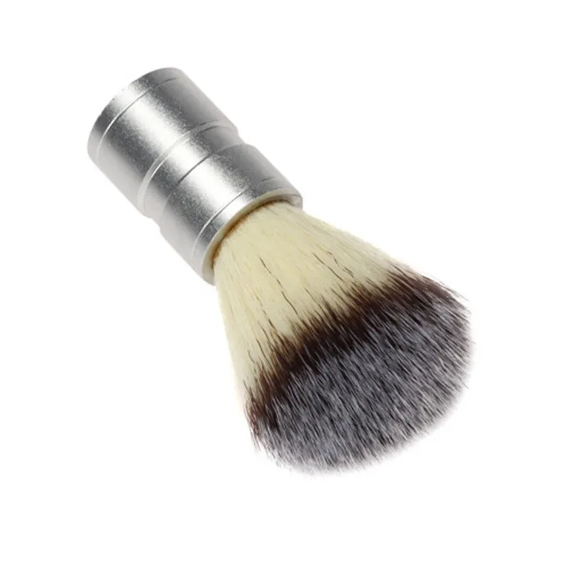 Men's Silvertip Badger hair Shaving Brush Stainless Metal Handle Barber Tool B@ | Красота и здоровье