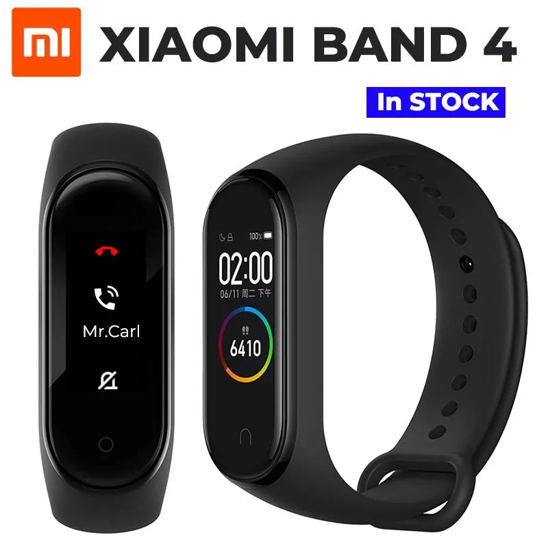 Умный Браслет Xiaomi Mi Band 4 оригинальный браслет с цветным экраном и пульсометром 135