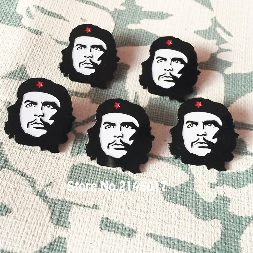 Эмалированные значки Che Guevara Rebel 27 5 мм булавка для лацкана в Военном Стиле брошь