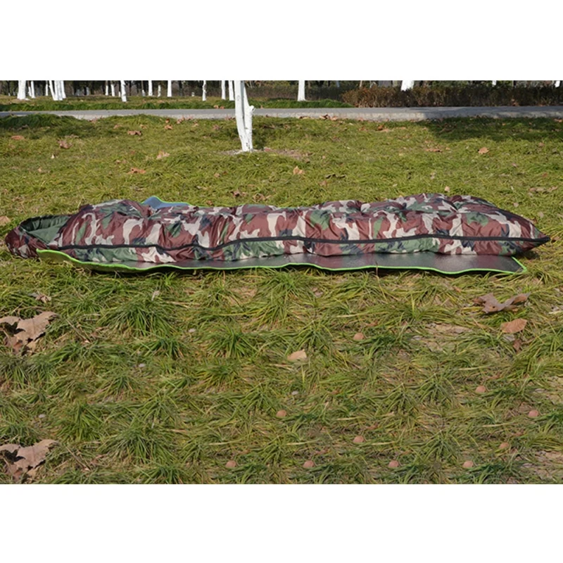 

sleeping bags Adult Cotton 15~5degree Envelope Style Camouflage Warm Waterproof Travel Hooded Sleeping Bags