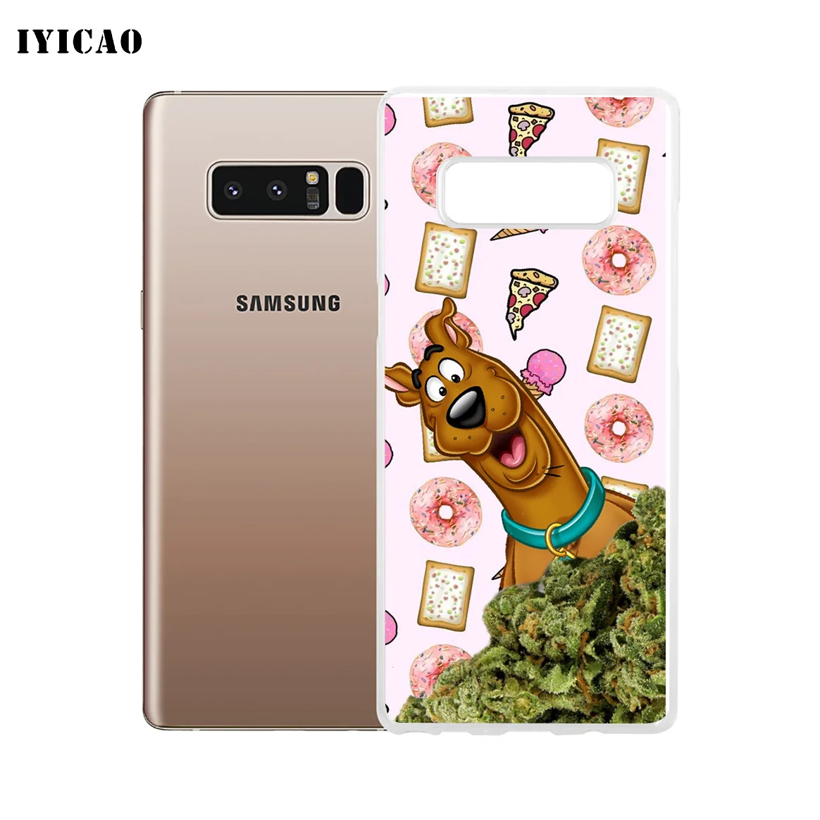 Мягкий силиконовый чехол для телефона IYICAO scooby doo movie Samsung A5 A6 Plus A7 A8 A9 J3 J5 J7 Note 8 9