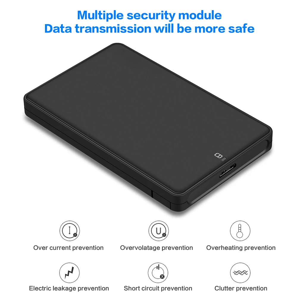 

USB 3.0 to 2.5 Inch SATA Hard Drive External Enclosure HDD Mobile Hard Disk Box JR Deals