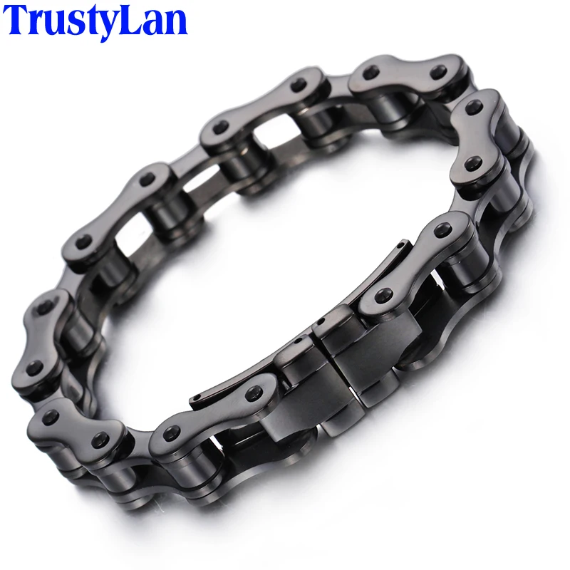 Женский черный браслет из нержавеющей стали толщиной 11 мм|steel bracelet|black stainless steel