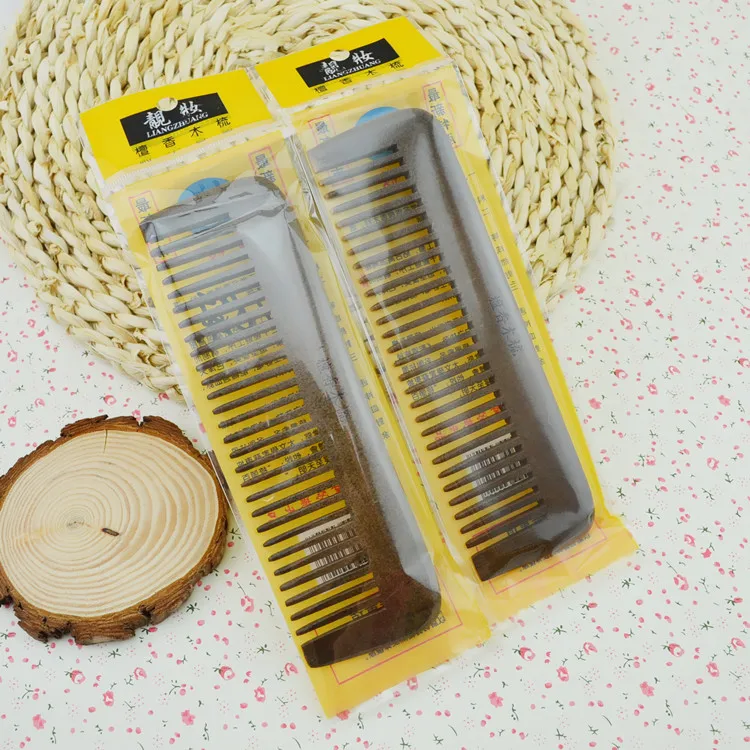 Деревянная расческа натуральная здоровая персиковая деревянная