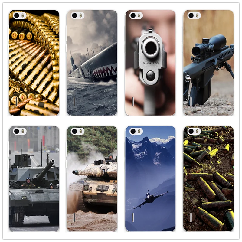 For Huawei P8 P9 P10 P20 Mate 10 Pro Y5 Y6 II Y7 Honor 6X 7X 9 Lite Shell Soft TPU Transparent Mobile Phone Cases The Tanks Fire | Мобильные