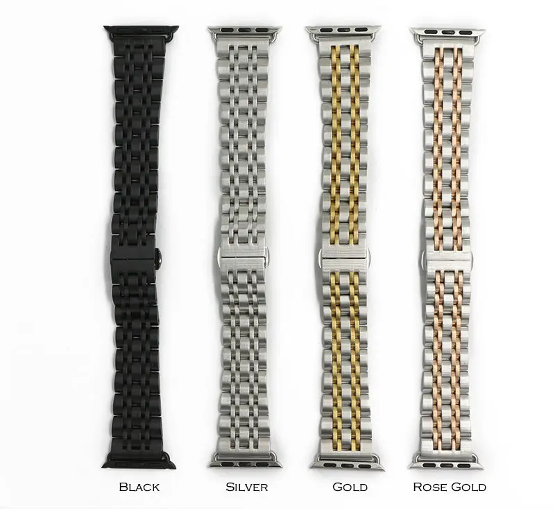 URVOI band для apple watch series 6 SE 5 4 3 2 ремешок на запястье браслет из нержавеющей стали