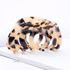 Заколка-краб для волос, 8 см, с ацетатным покрытием