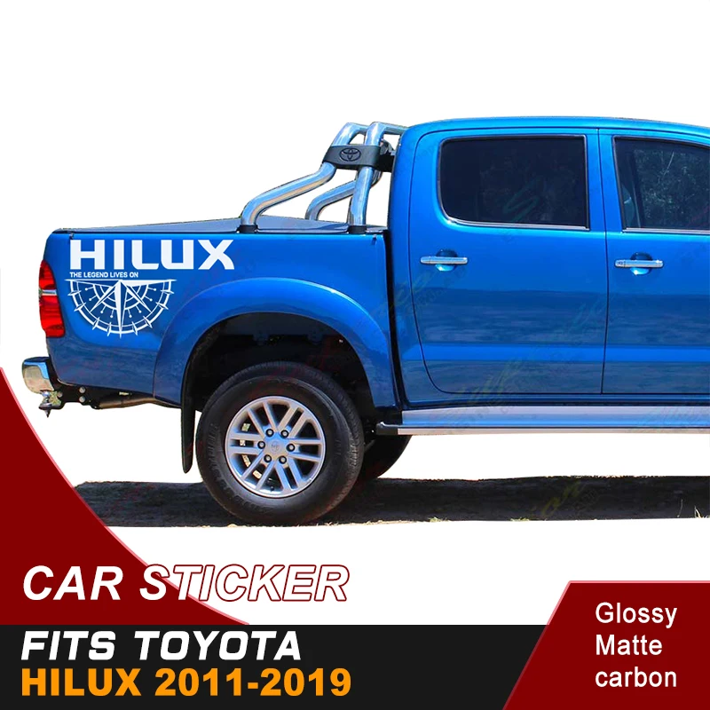 Виниловые наклейки для toyota hilux 2011 2012 2013 2014 2016 2017 2018 2019|Наклейки на автомобиль| |