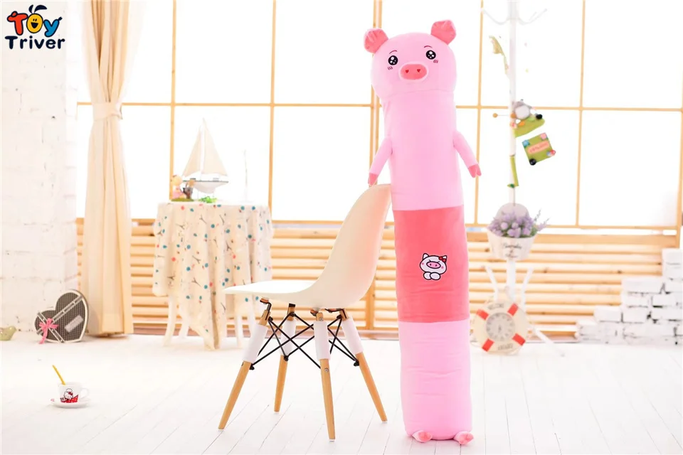 pig 1 Плюшевый Нацумэ книга друга Кот Медведь Свинья Пингвин Тоторо игрушка кукла бойфренд длинная подушка мягкая подушка подарок тривер - Цвет: pig 1
