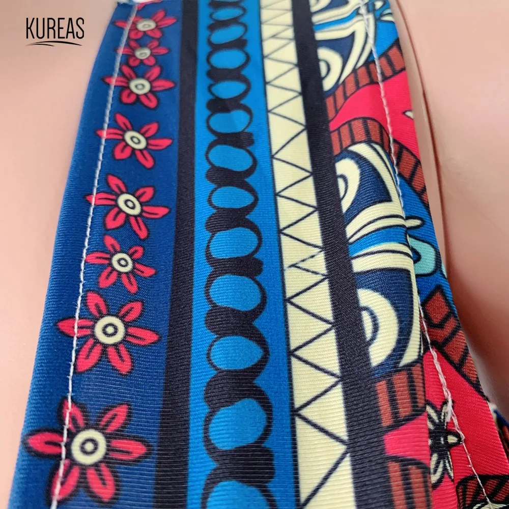 Kureas африканская женская одежда Дашики сарафан с принтом Макси платье летняя африканская одежда размера плюс Vestido
