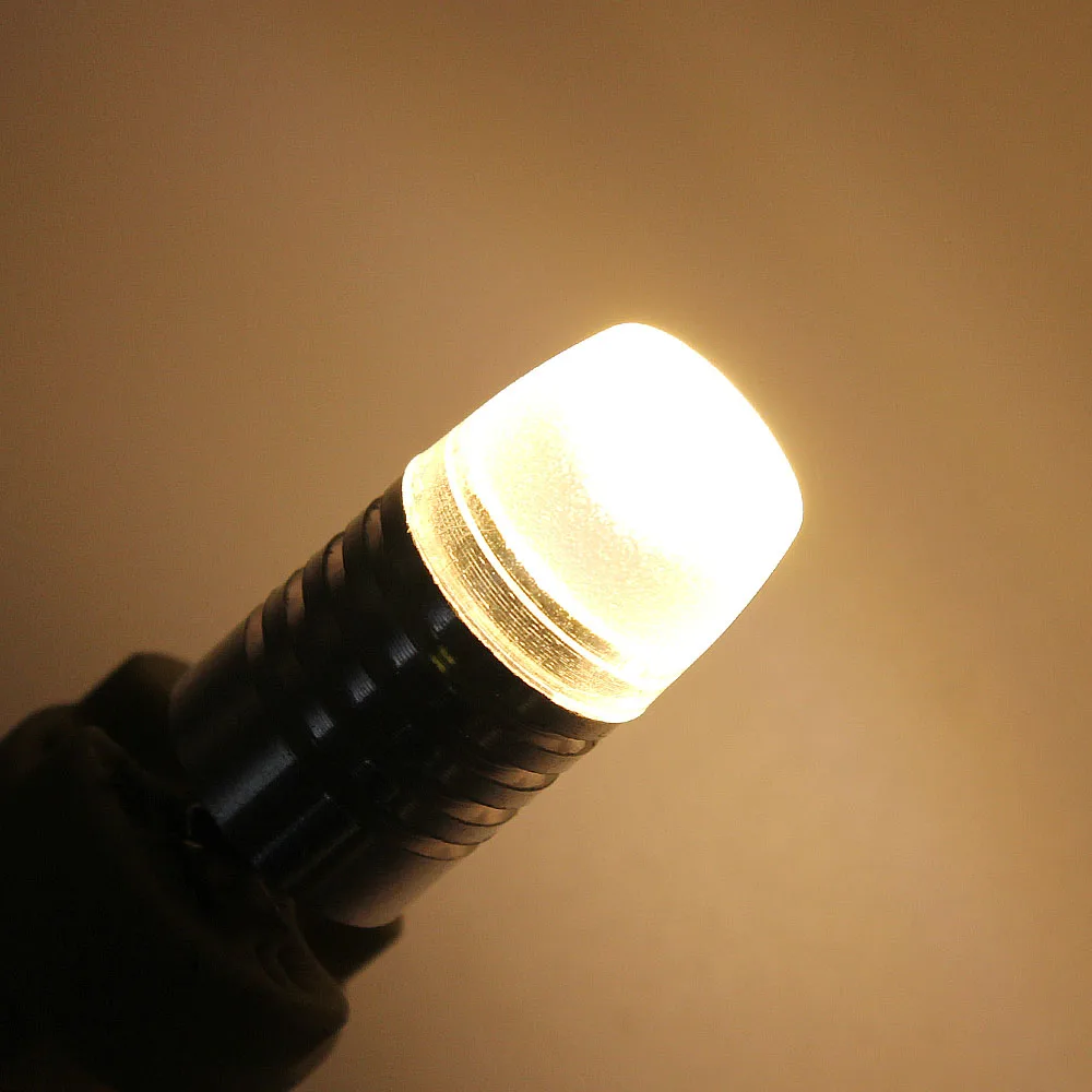 10 шт./лот алюминиевая лампа с регулируемой яркостью G4 LED 1 Вт постоянного тока 12 В