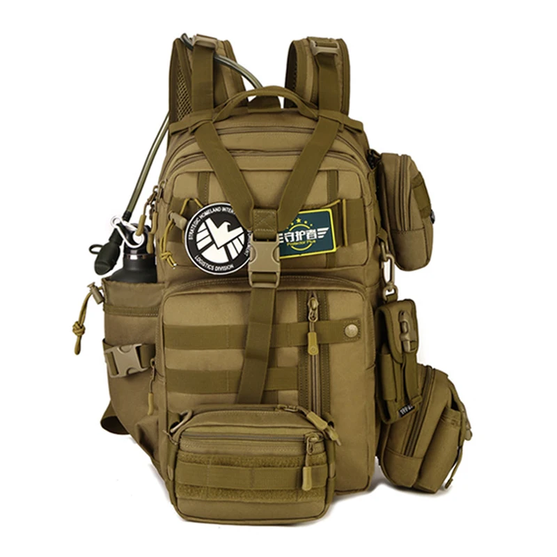 Large Capacity bags Tactics Military Handbags Combat Attack Shoulder Assault Army bag Rucksack For Unisex |
