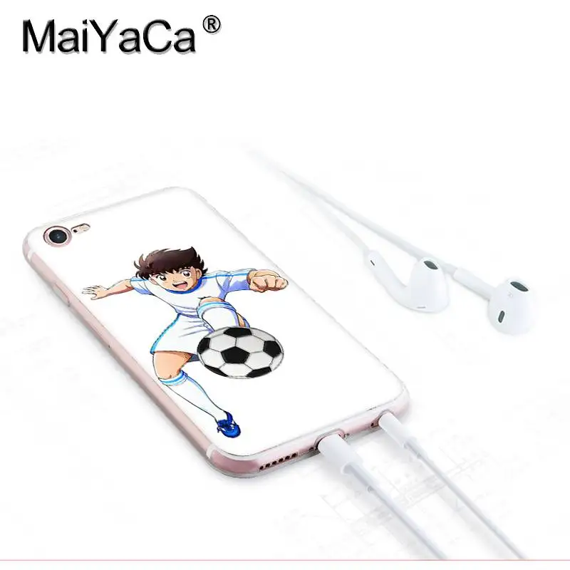 Чехол MaiYaCa для iphone 7 Captain Tsubasa Ozora Genzo Football чехол iPhone 8 6 6S Plus X XS XR XSMAX|Чехлы-накладки| |
