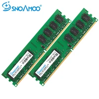 snoamoo desktop pc rams ddr2 4gb2x2gb 800mhz pc2 6400s 240 pin 1 8v dimm for intel and amd compatible computer memory warranty