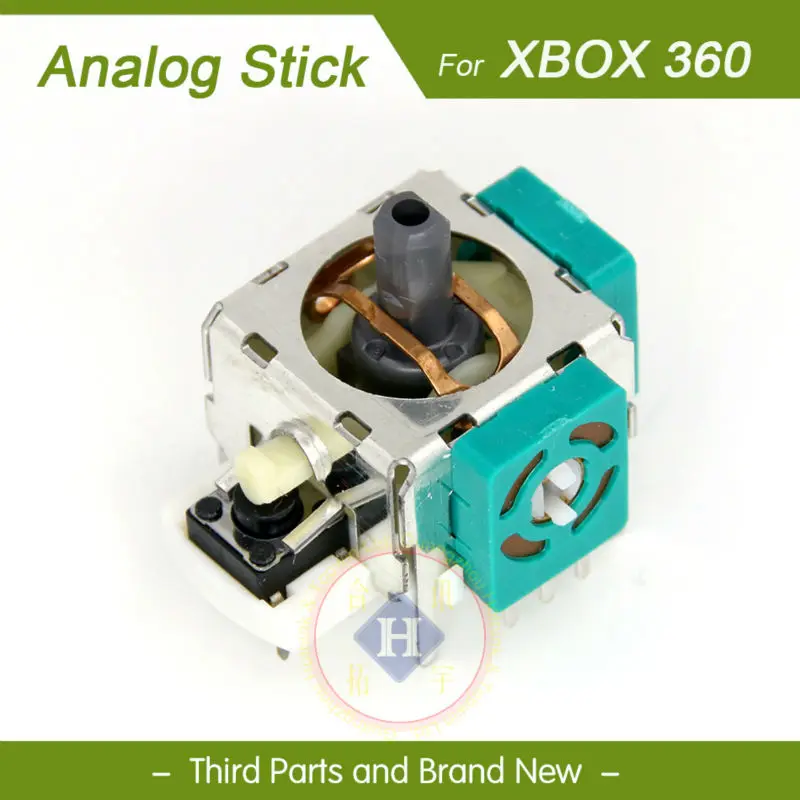 Новый запасной Зеленый 3D джойстик HOTHINK 2 шт./лот аналоговый стик для XBOX 360 / тонкий