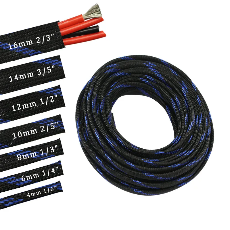 

Плетеный ПЭТ кабель, 100-30 м, blackblue, 4, 6, 8, 10, 12, 14, 16 мм