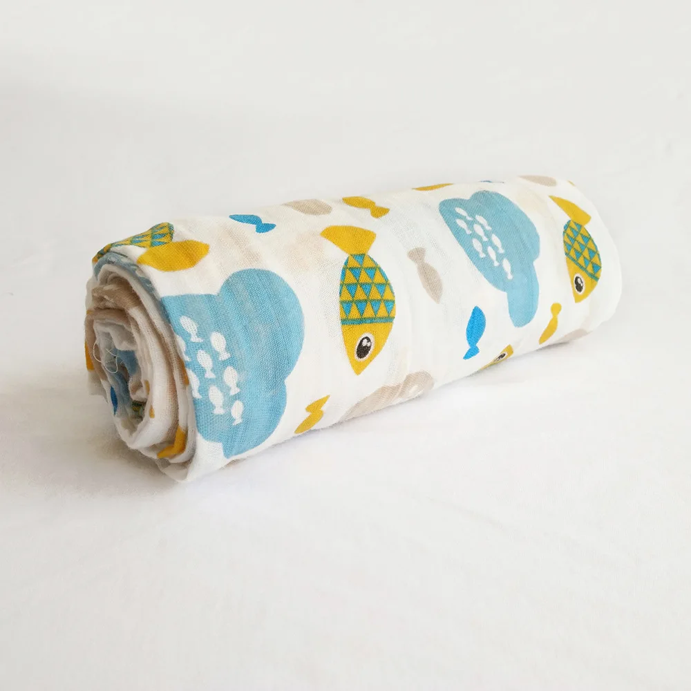 

Воздушные шары и Карусель для новорожденных, мягкая Пеленка из органического хлопка, детская муслиновая накидка, оптовая продажа