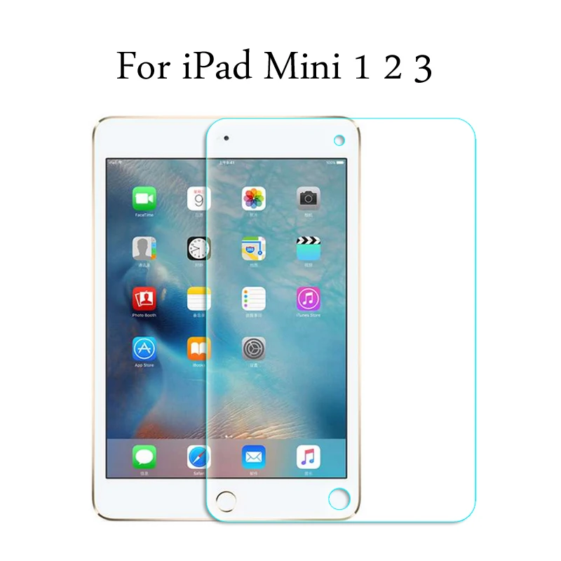 9H HD закаленное стекло Мембрана для Apple iPad Mini 1/2/3 Защитная пленка экрана Mini1 / Mini2