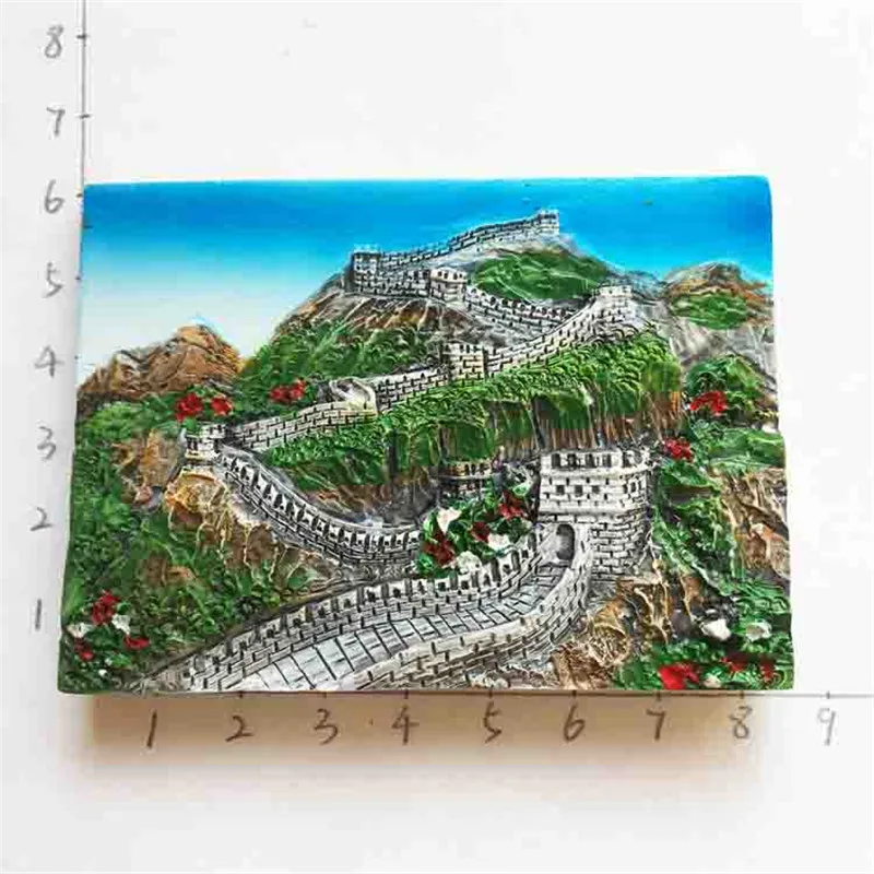 Badaling Великая стена модель наклейка на холодильник Китай Пекин пейзаж магниты