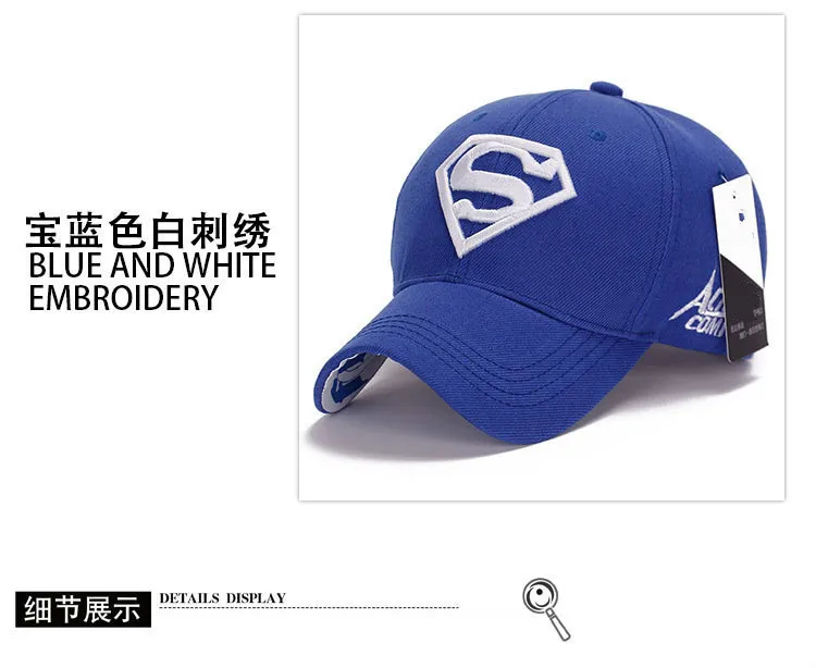 Шапка со знаком Супермена Casquette, бейсболки Супермена, кепки для мужчин, бейсболки с бриллиантами для молодежи