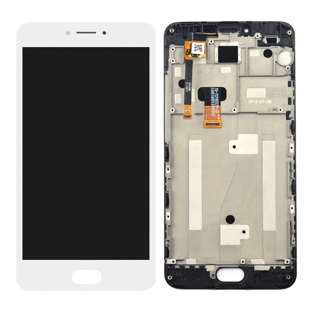 5 дюймов для Meizu Note 3 L681h ЖК дисплей дигитайзер сенсорный экран с рамкой в сборе M3