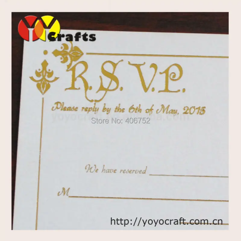 Индивидуальный дизайн элегантные карманные складные приглашения на свадьбу